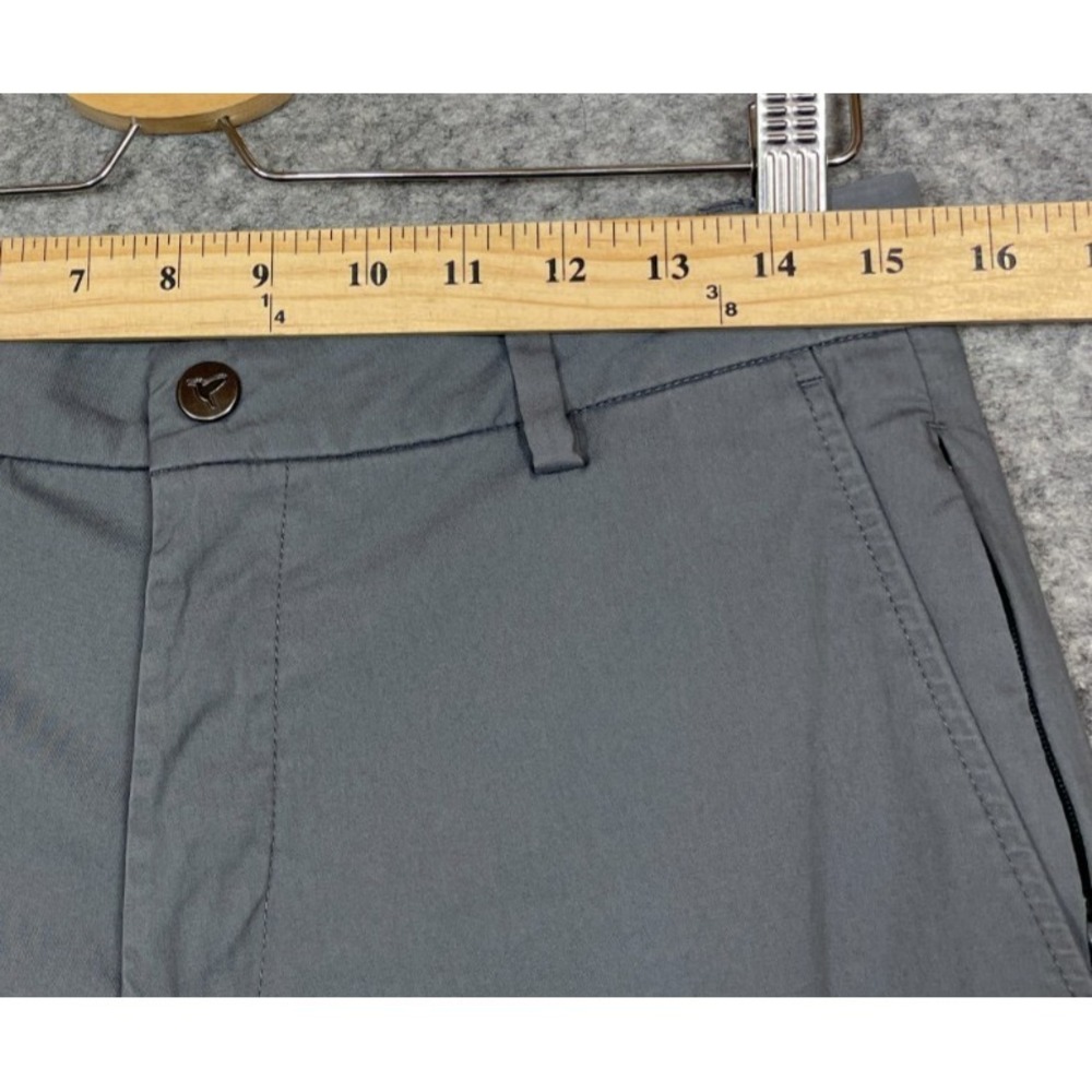 Bird Dogs Pants Mens 32x33 Gray Stretch Khakis Chino Golf Pants Tech Lined - Picture 7 of 11